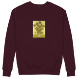 Sunflowers Sweatshirt — Bordo — Görsel 1
