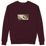The Creation Sweatshirt — Bordo — Görsel 1
