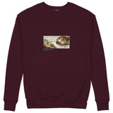 The Creation Sweatshirt — Bordo — Görsel 1