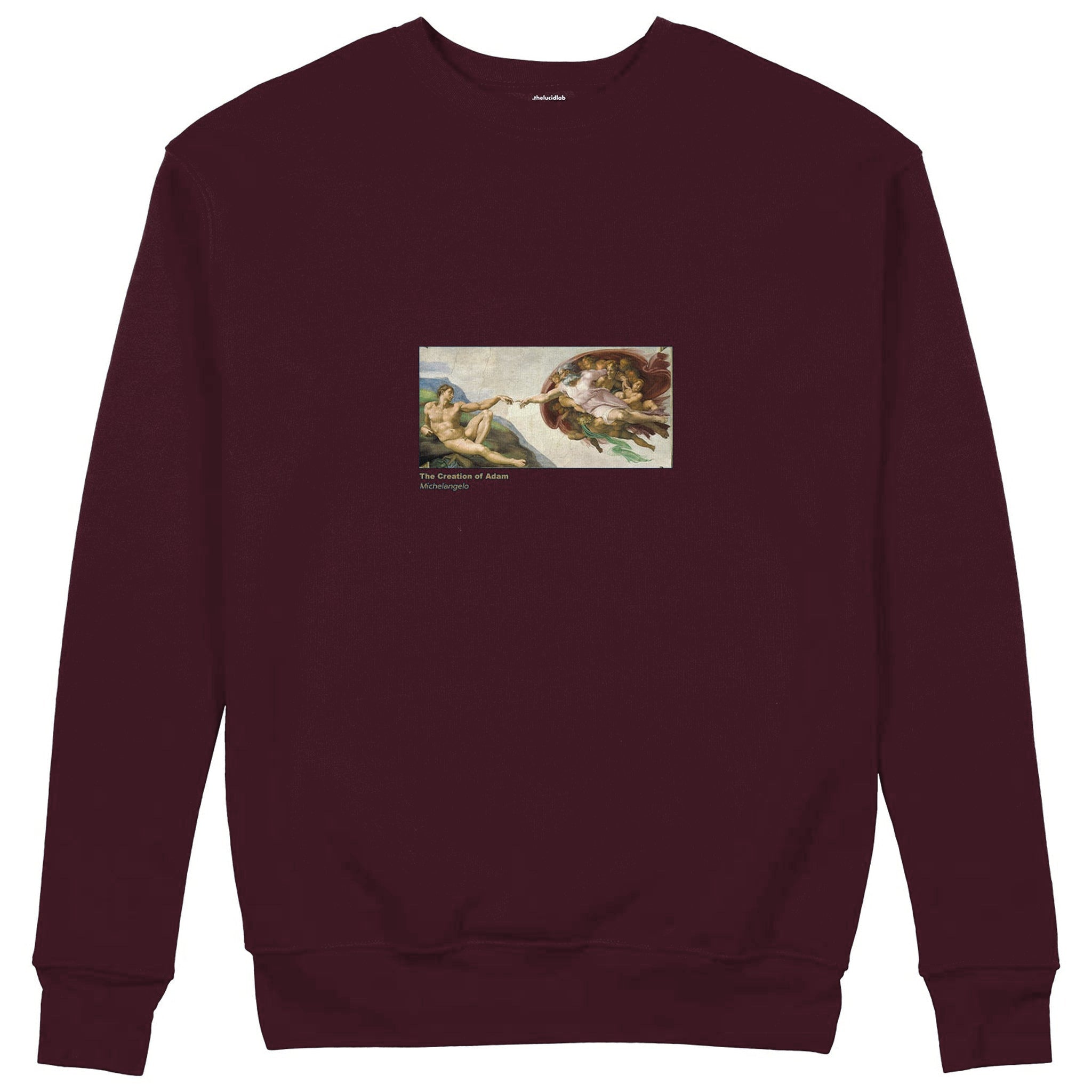The Creation Sweatshirt — Bordo — Görsel 1
