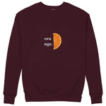 Orange Sweatshirt — Bordo — Görsel 1