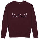 Uncensored Sweatshirt — Bordo — Görsel 1