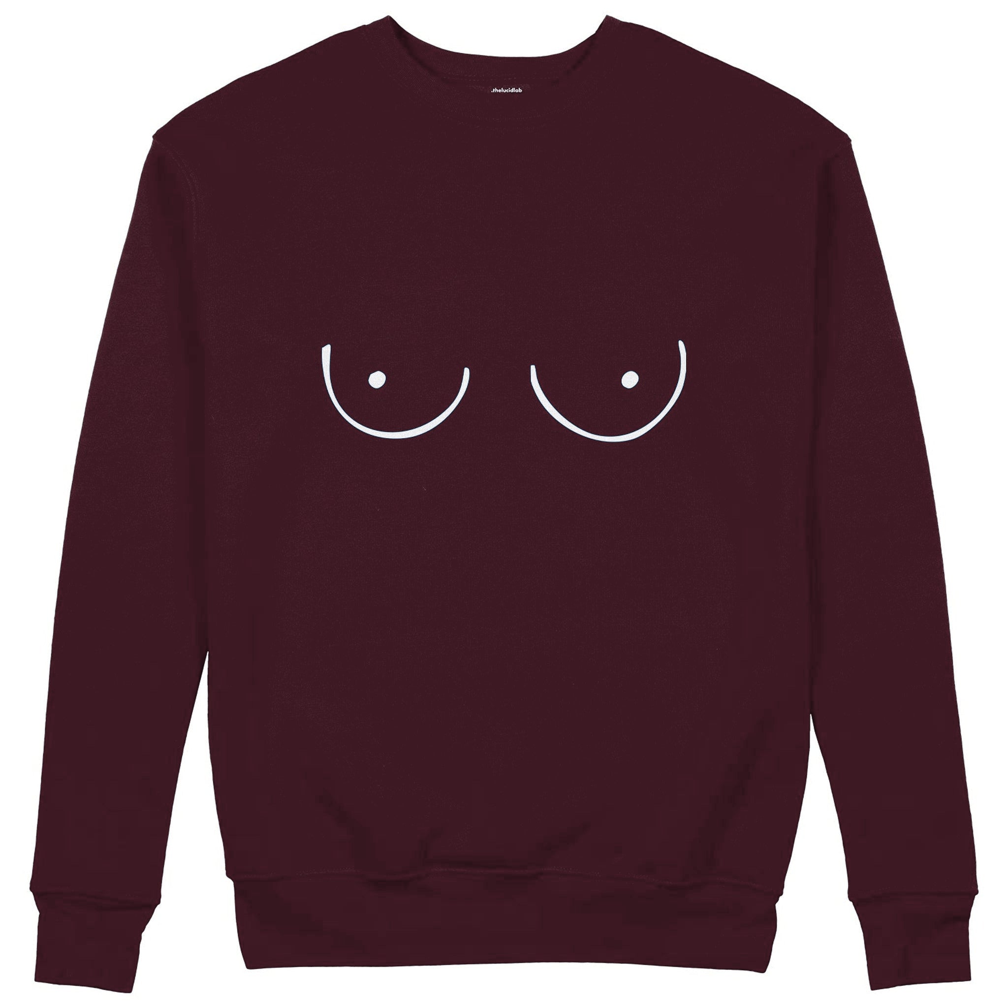 Uncensored Sweatshirt — Bordo — Görsel 1