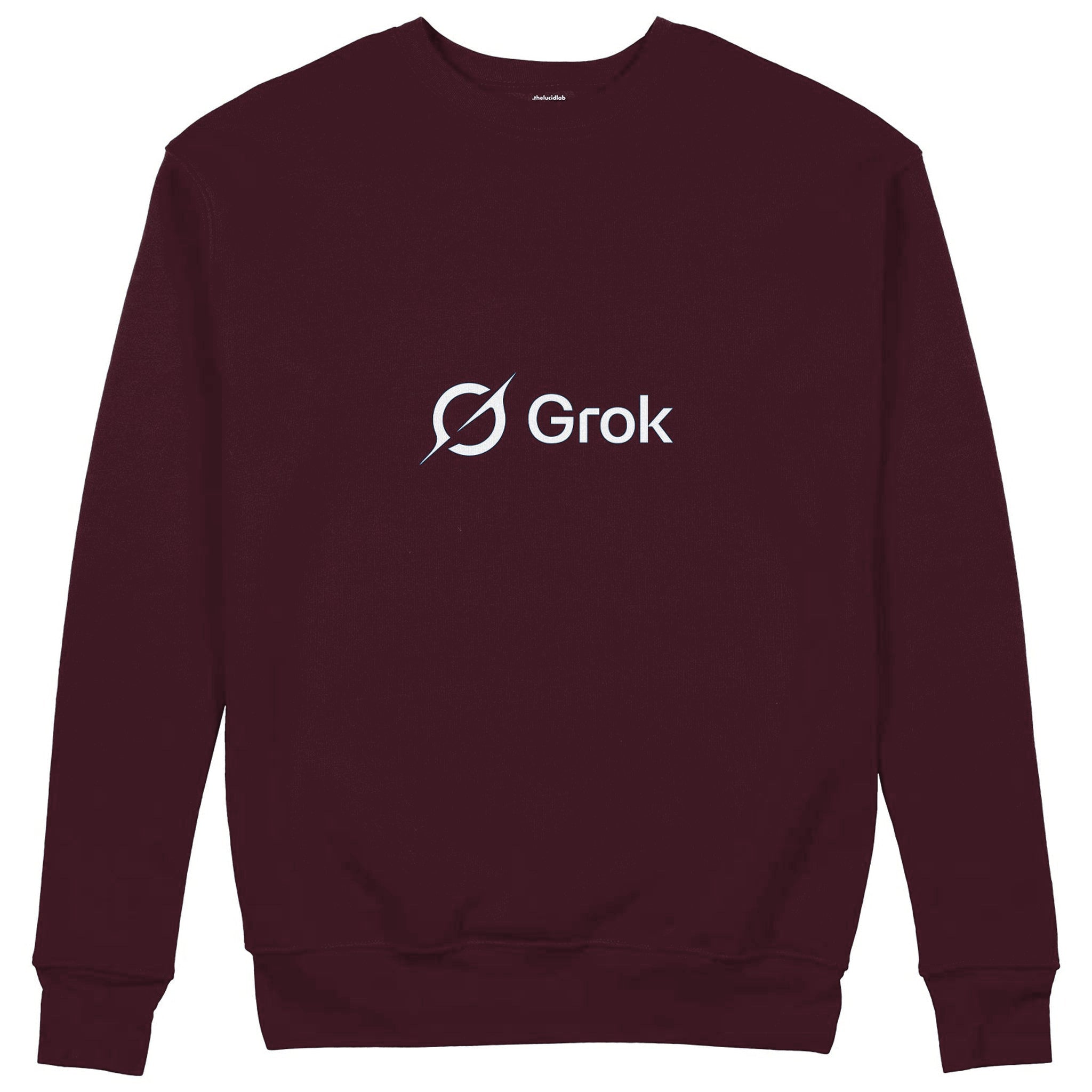 Grok Sweatshirt — Bordo — Görsel 1