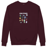 Onlyfans Sweatshirt — Bordo — Görsel 1