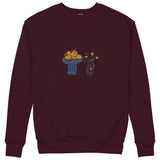 Dolce Calma Sweatshirt — Bordo — Görsel 1