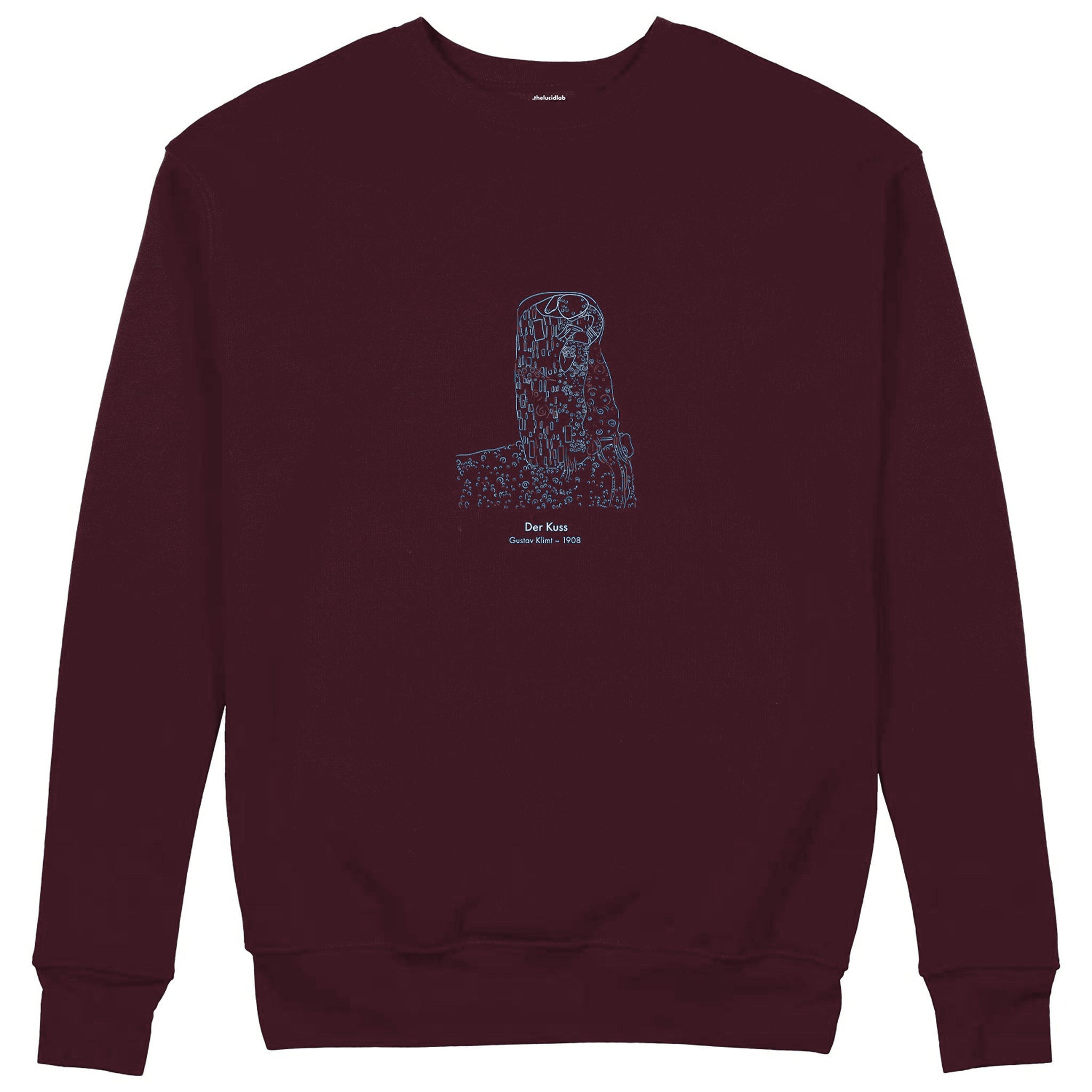 Der Kuss Sweatshirt — Bordo — Görsel 1