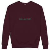 Roll With It Sweatshirt — Bordo — Görsel 2