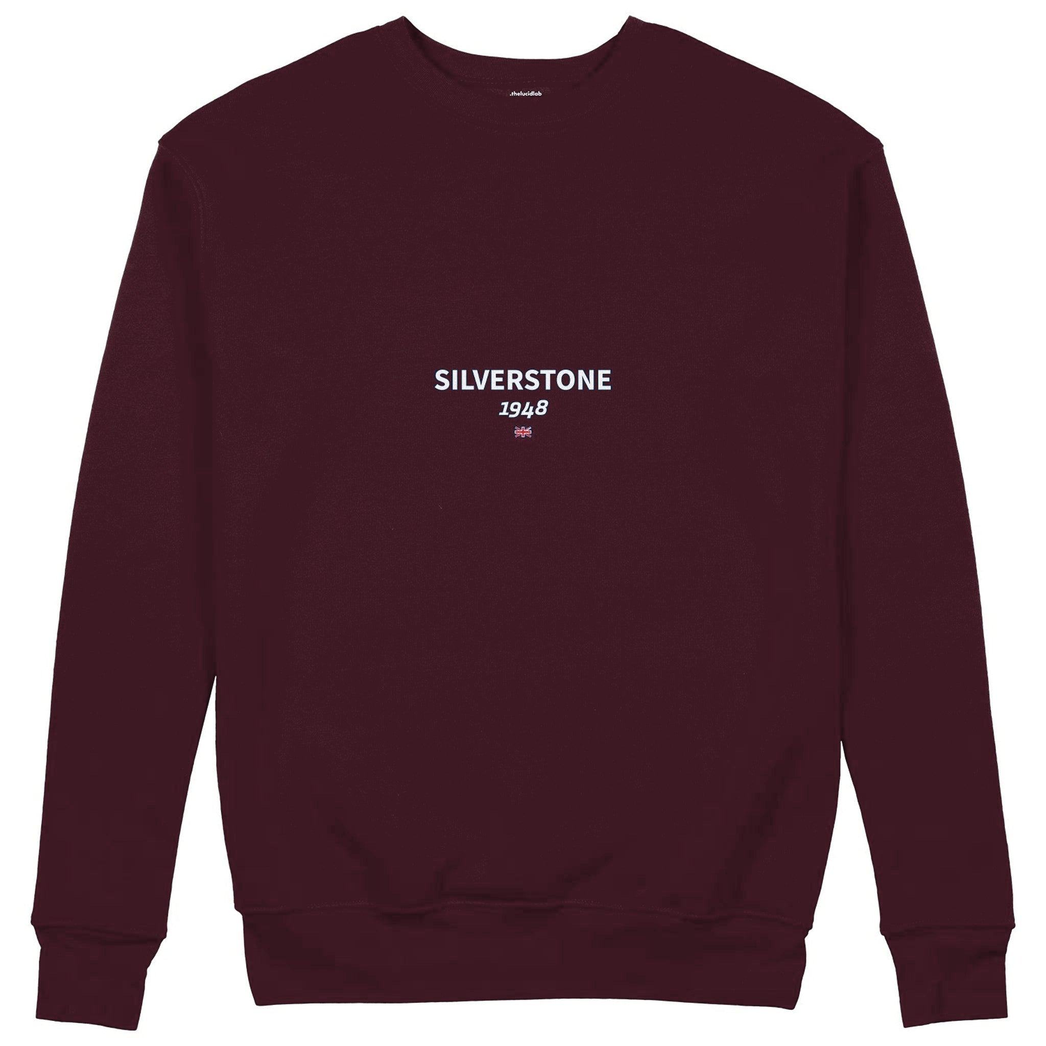 Silverstone Circuit Artwork Sweatshirt — Bordo — Görsel 2