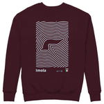 Imola Circuit Artwork Sweatshirt — Bordo — Görsel 1