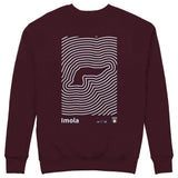 Imola Circuit Artwork Sweatshirt — Bordo — Görsel 1