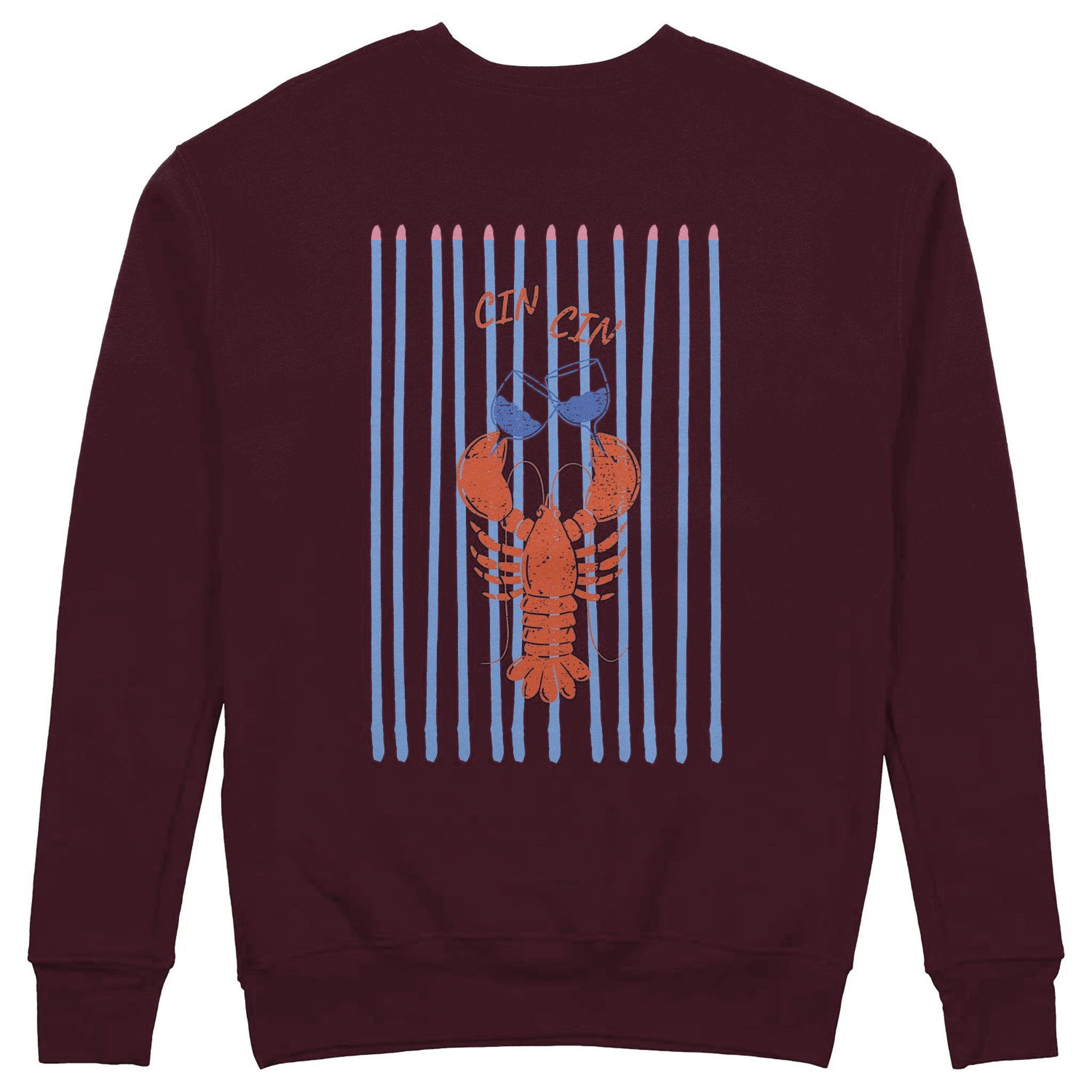 CIN CIN Sweatshirt — Bordo — Görsel 1