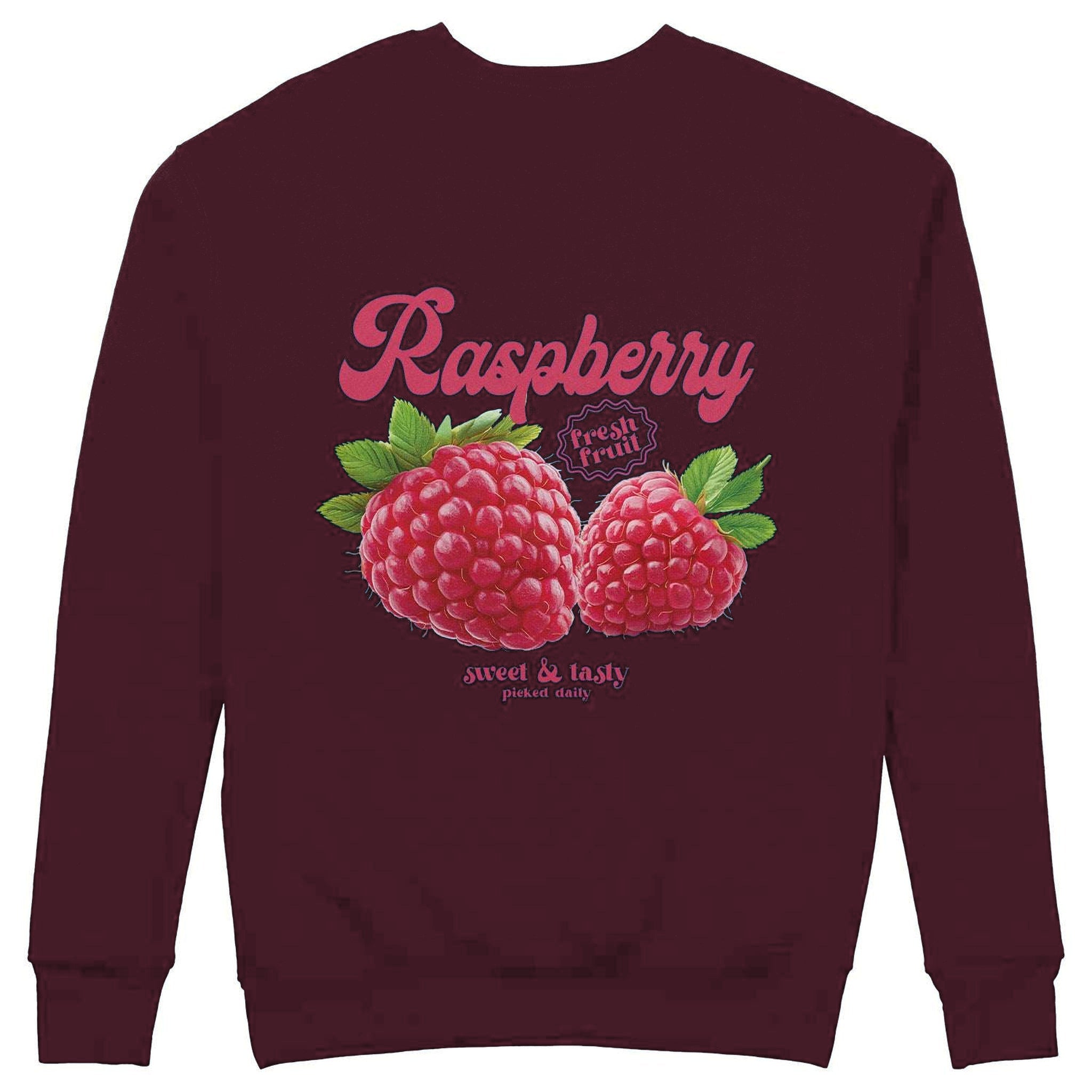 Raspberry Sweatshirt — Bordo — Görsel 1