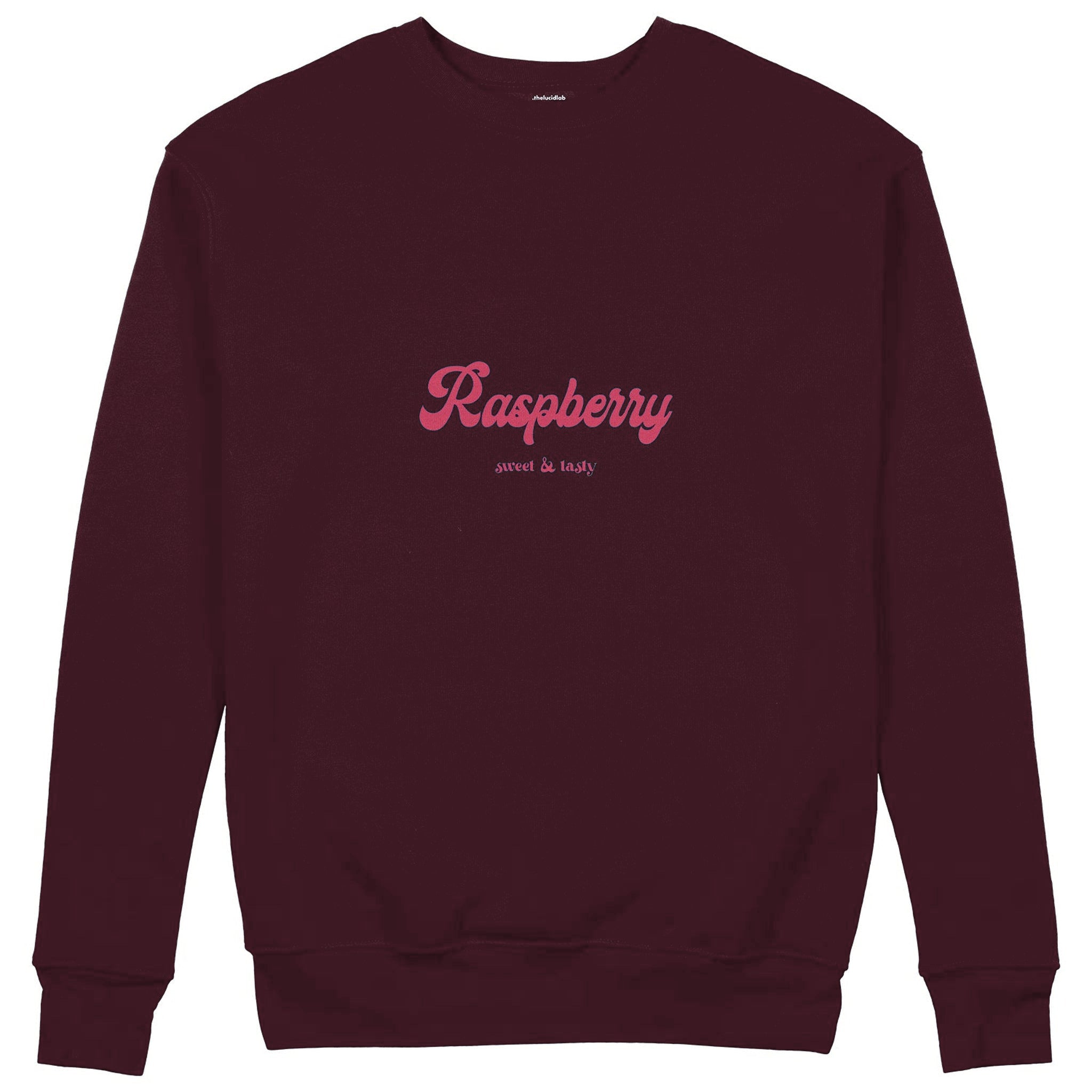 Raspberry Sweatshirt — Bordo — Görsel 2
