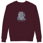 The Ear, The Skull & The Pipe Sweatshirt — Bordo — Görsel 1