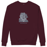 The Ear, The Skull & The Pipe Sweatshirt — Bordo — Görsel 1