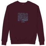 La Nuit étoilée Sweatshirt — Bordo — Görsel 1