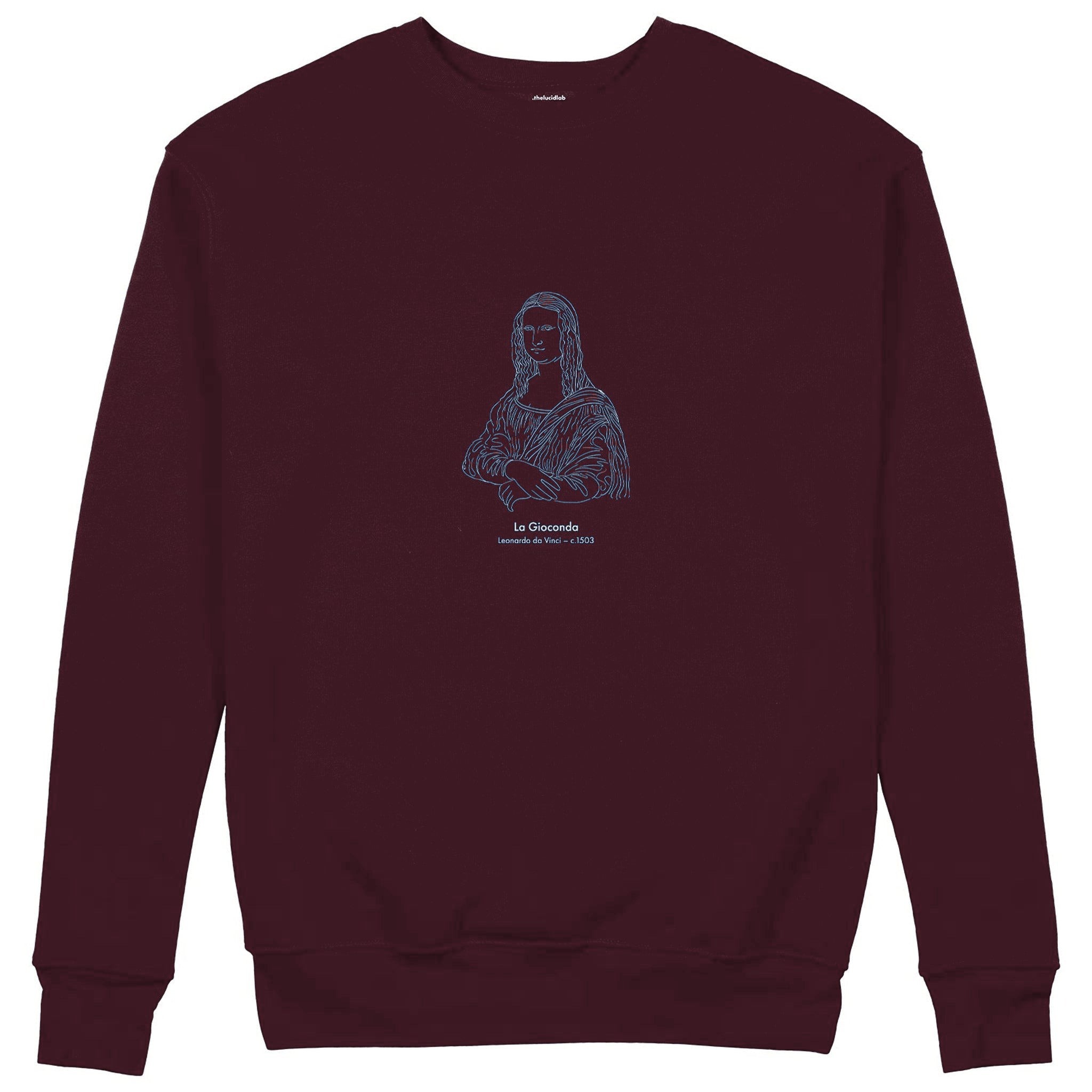 La Gioconda Sweatshirt — Bordo — Görsel 1