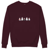 Christmas Kitty Parade Sweatshirt — Bordo — Görsel 1
