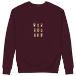Christmas Reindeer Crew Sweatshirt — Bordo — Görsel 1