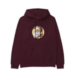 Vintage Santa Portrait Hoodie — Bordo — Görsel 1