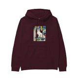 Bauhaus Cat Hoodie — Bordo — Görsel 1