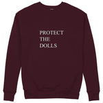 Protect The Dolls Sweatshirt — Bordo — Görsel 1