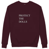 Protect The Dolls Sweatshirt — Bordo — Görsel 1