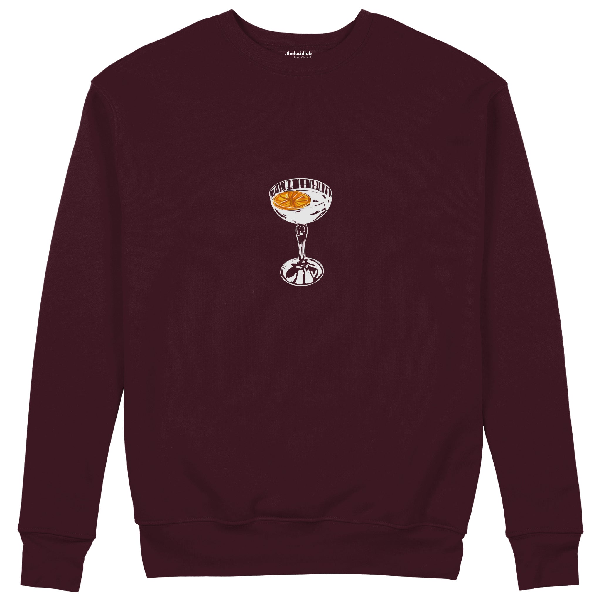 Aperitivo Sweatshirt — Bordo — Ön