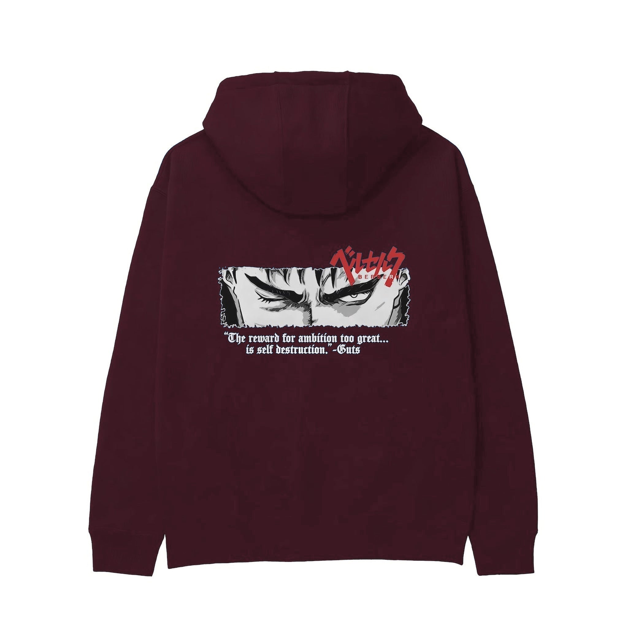 Berserk Hoodie — Bordo — Görsel 1