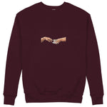 The Creation of Turkish Coffee Sweatshirt — Bordo — Görsel 1