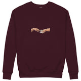 The Creation of Turkish Coffee Sweatshirt — Bordo — Görsel 1