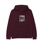 Basquiat Skull (1981) Hoodie — Bordo — Görsel 1
