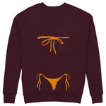Orange Bikini Sweatshirt — Bordo — Görsel 2