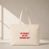 But My Husband Club Tote Bag – ön görünüm