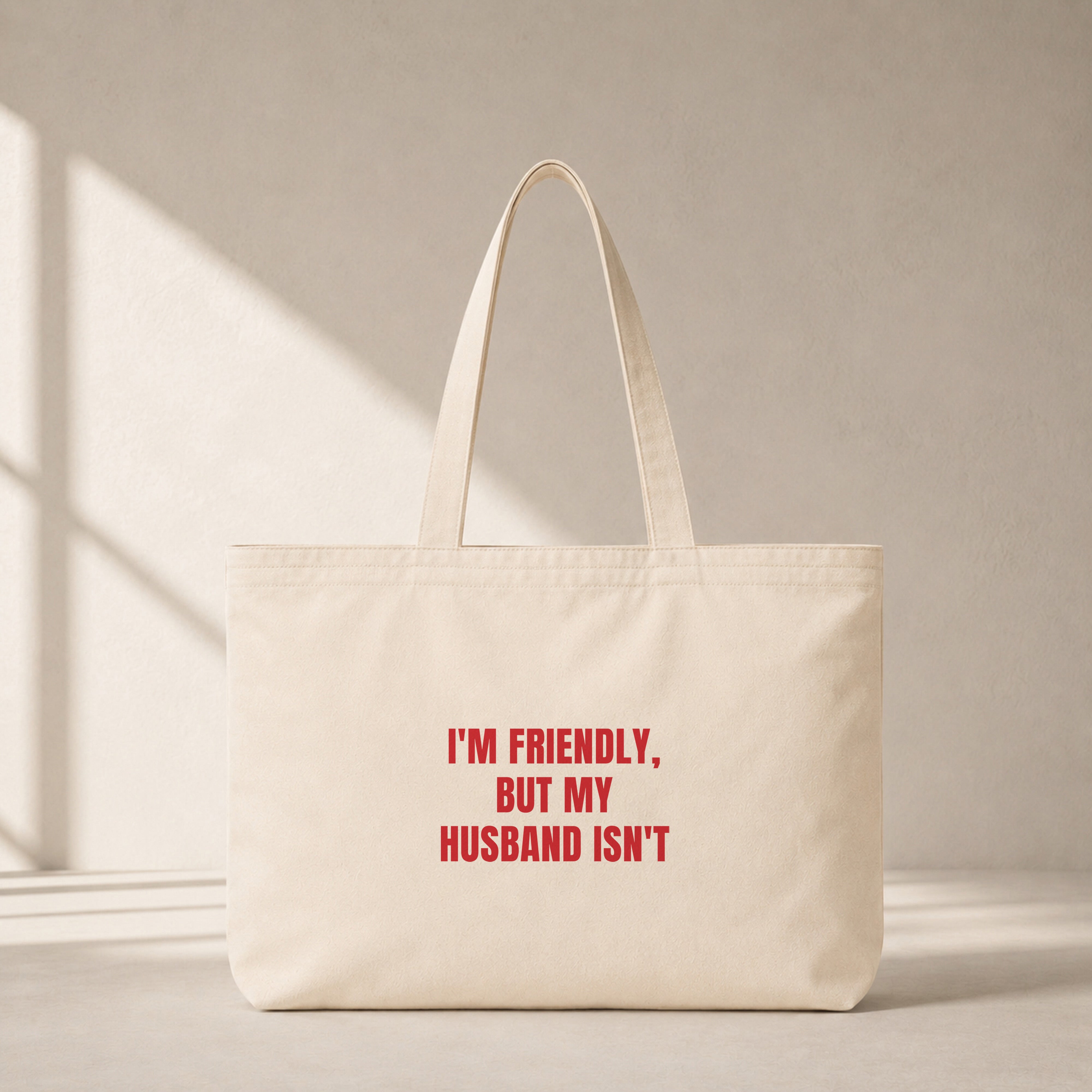But My Husband Club Tote Bag – ön görünüm