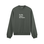 Buy Me Lingerie Oversize Sweatshirt - Antrasit - ön görünüm