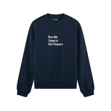 Buy Me Lingerie Oversize Sweatshirt - Lacivert - ön görünüm