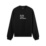 Buy Me Lingerie Oversize Sweatshirt - Siyah - ön görünüm