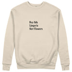 Buy Me Lingerie Sweatshirt - Bej - ön görünüm
