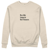 Buy Me Lingerie Sweatshirt - Bej - ön görünüm
