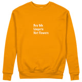 Buy Me Lingerie Sweatshirt - Turuncu - ön görünüm