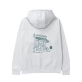 Café de Paris Hoodie - Beyaz - arka görünüm