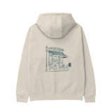 Café de Paris Hoodie - Krem - arka görünüm