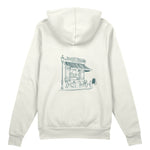 Café de Paris Oversize Hoodie - Beyaz - arka görünüm