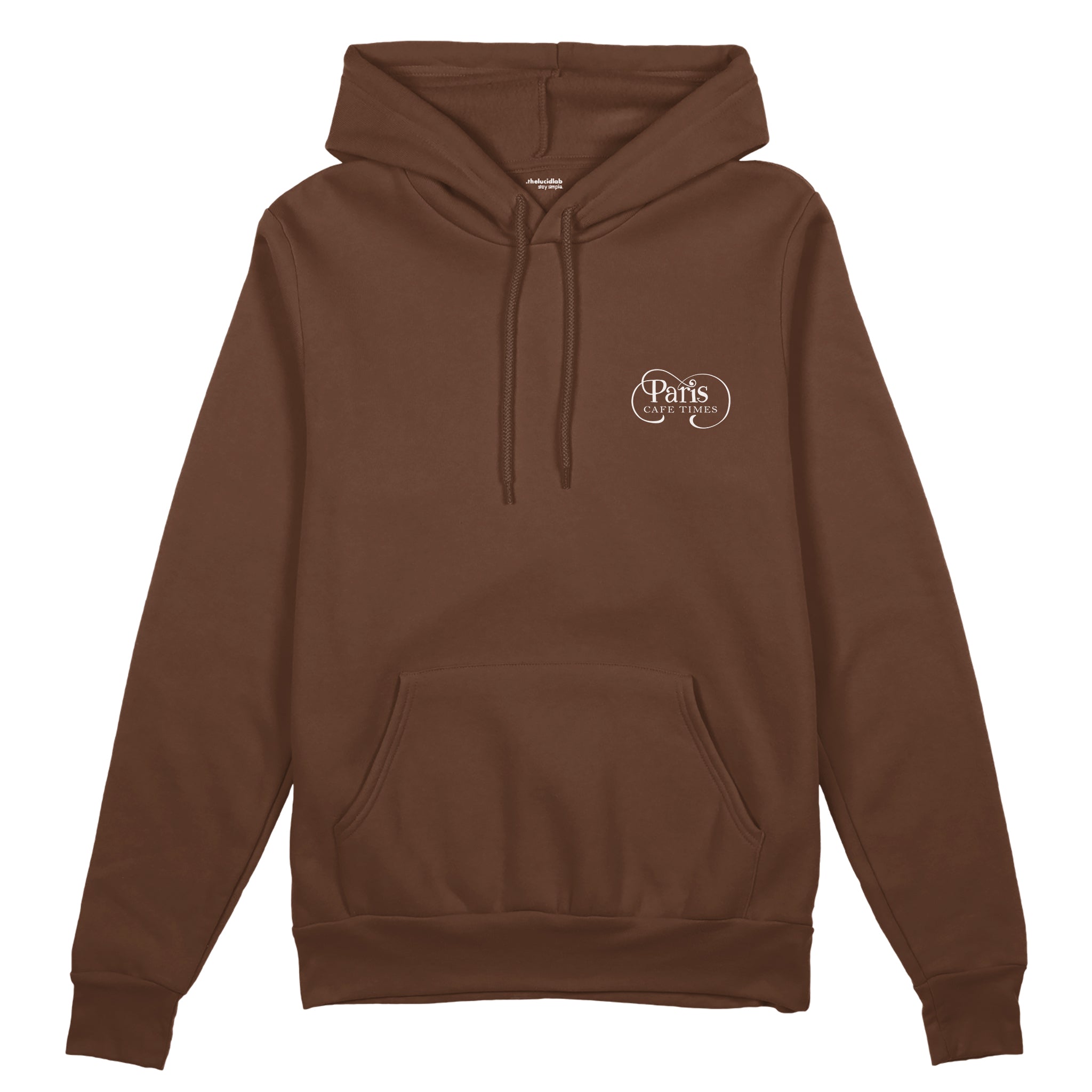 Café de Paris Oversize Hoodie - Kahverengi - ön görünüm