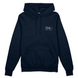Café de Paris Oversize Hoodie - Lacivert - ön görünüm