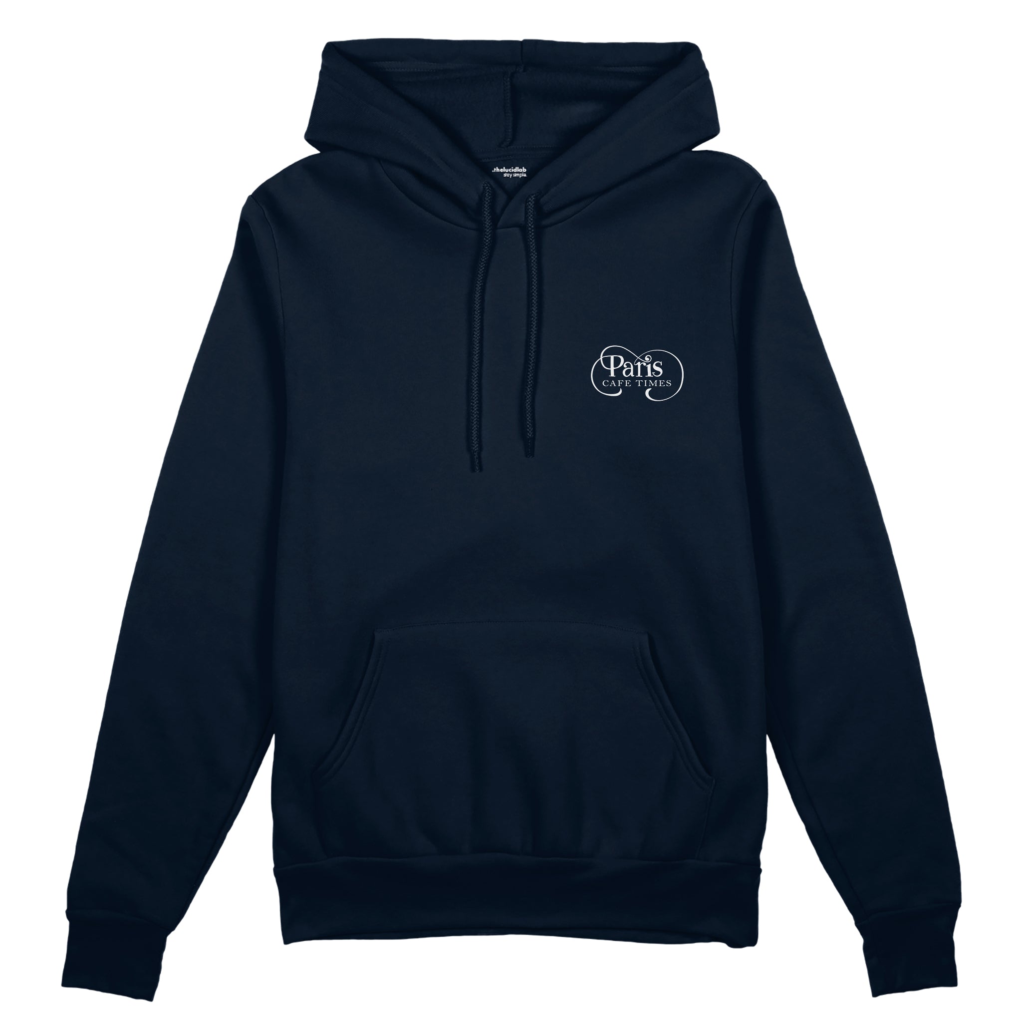 Café de Paris Oversize Hoodie - Lacivert - ön görünüm