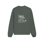 Café de Paris Oversize Sweatshirt - Antrasit - arka görünüm