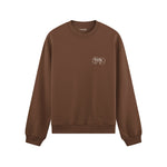 Café de Paris Oversize Sweatshirt - Kahverengi - ön görünüm